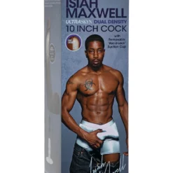 Doc Johnson Signature Cocks - Isiah Maxwell 10" ULTRASKYN™ Cock With Removable Vac-U-Lock™ Suction Cup -Vibrators Shop qabefmczarae6bxc2thr