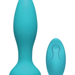 Doc Johnson A-Play - Rimmer - Rechargeable Silicone Anal Plug With Remote - Teal -Vibrators Shop qvefzpiiuz6zkxdclhm1