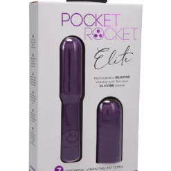 Doc Johnson Pocket Rocket® Elite - Rechargeable With Removable Sleeve 20 Doc Johnson Pocket Rocket® Elite - Rechargeable With Removable Sleeve -Vibrators Shop rvwtaosapwhvlztwisep